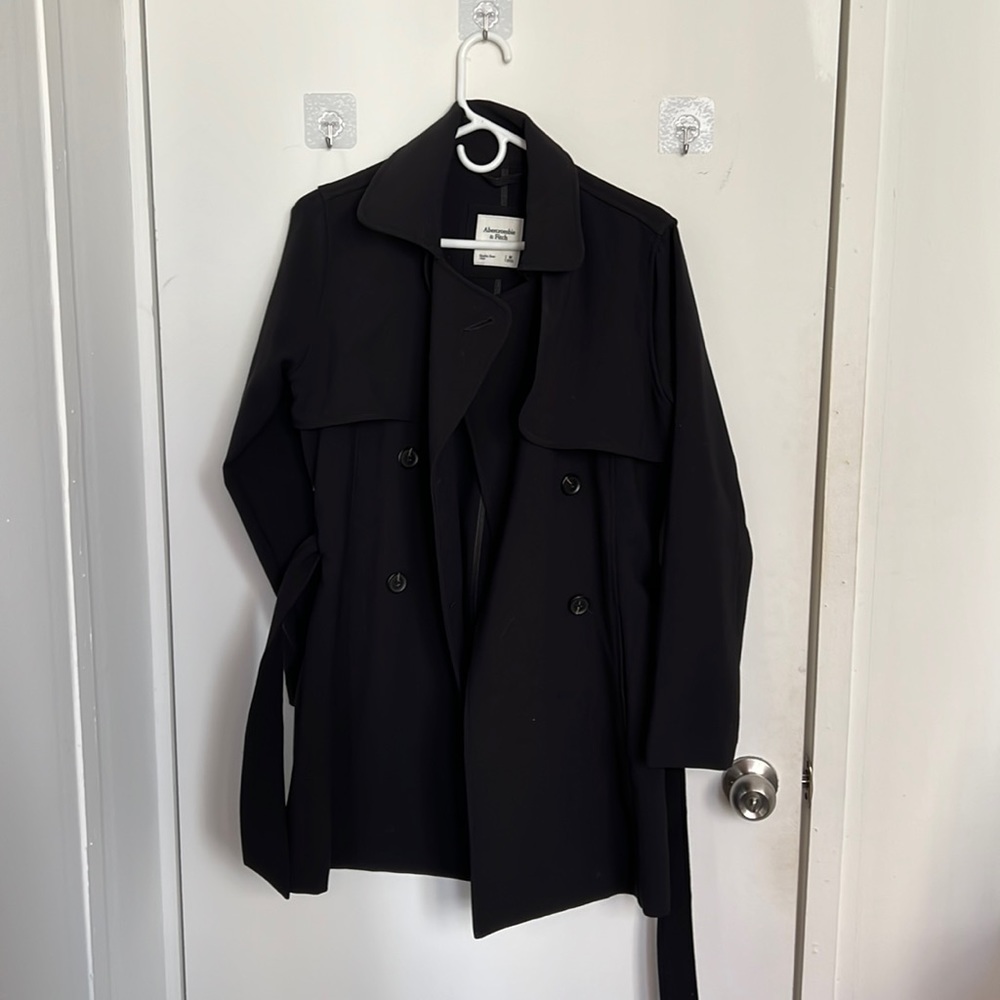 Black trench coat